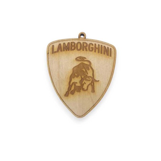 Ξύλινο στοιχείο για μπρελόκ Lamborghini